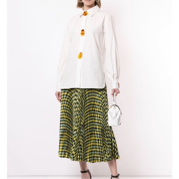 Atoir Moving To New York Shirt Ivory Size 6 NWT - Picture 3 of 5